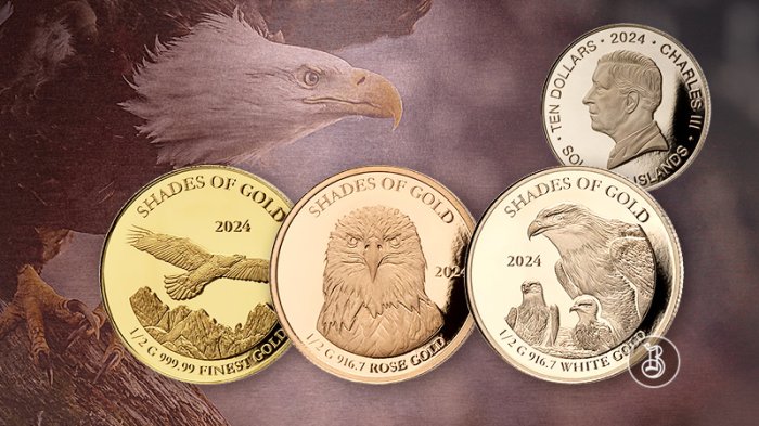 Золотые оттенки американского символа