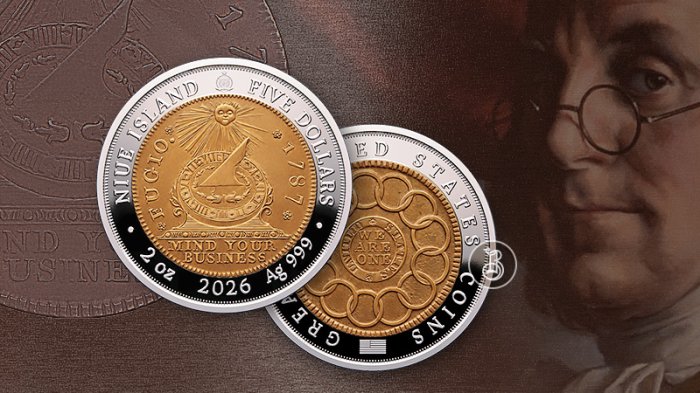 Первая монета независимых Соединённых Штатов