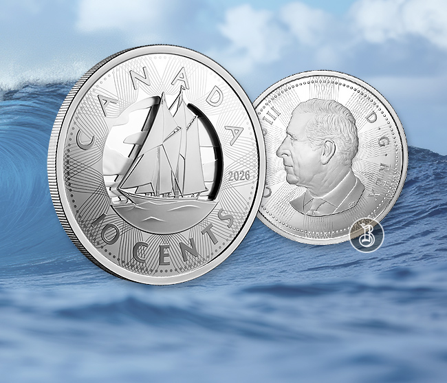 Продолжение канадской серии многослойных монет