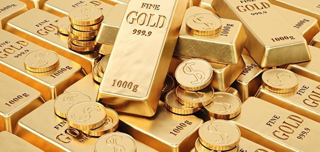 Снижение цены на золото