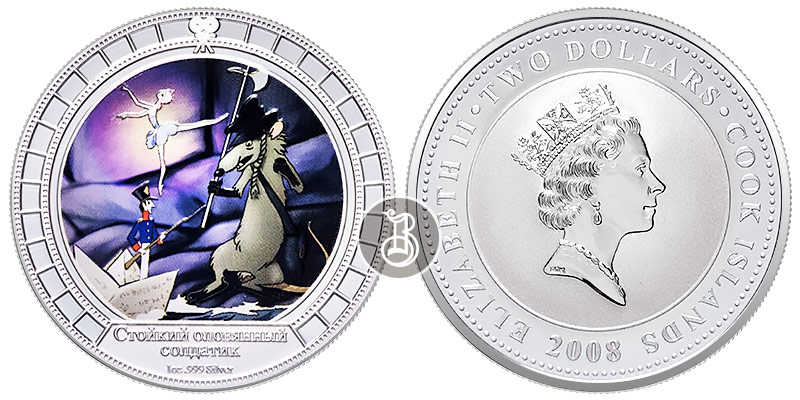 Оловянный солдатик, 1 oz , о-ва Кука, 2008