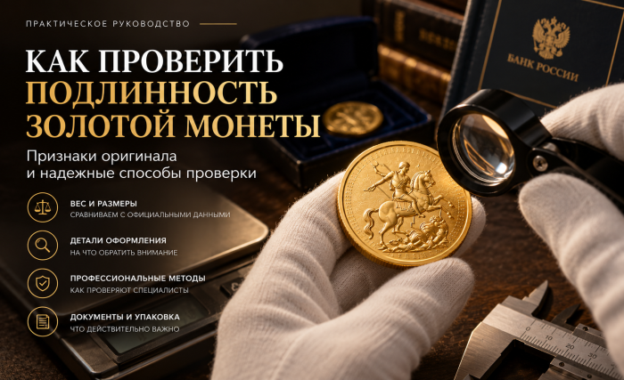 Как проверить подлинность золотой инвестиционной монеты: признаки оригинала и способы проверки