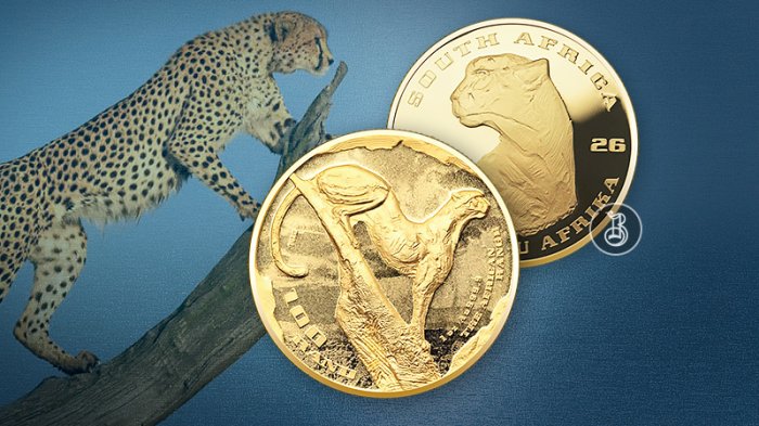 Шедевр скульптурной пластики на монете от South African Mint