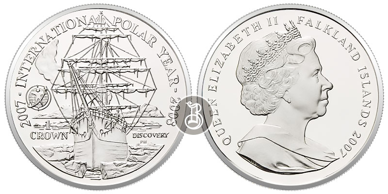 Международный полярный год , серебро, Фолклендские Острова , 2007 