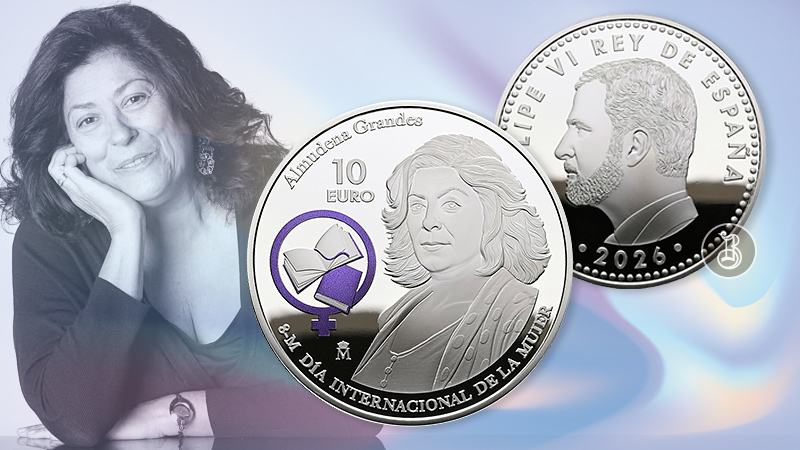 Серебряная монета к женскому празднику