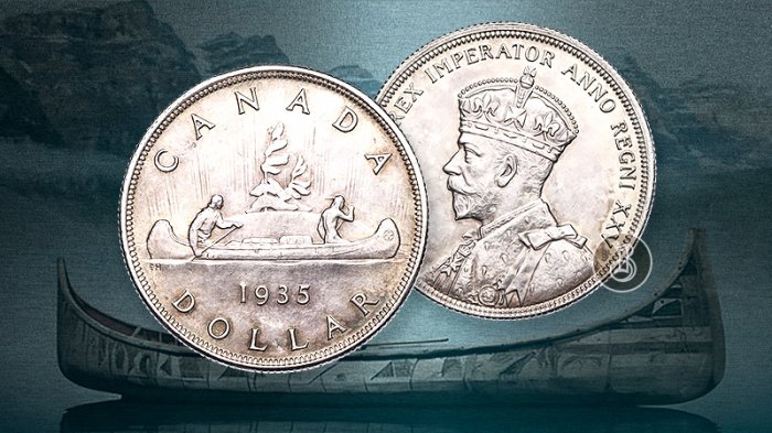 Серебряный доллар Канады 1935 года – начало великой традиции