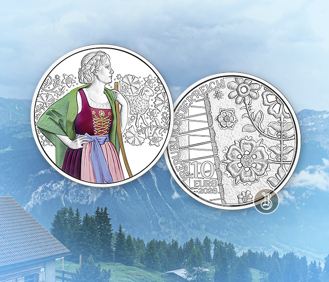 Традиции и элегантность народной одежды на новой австрийской монете