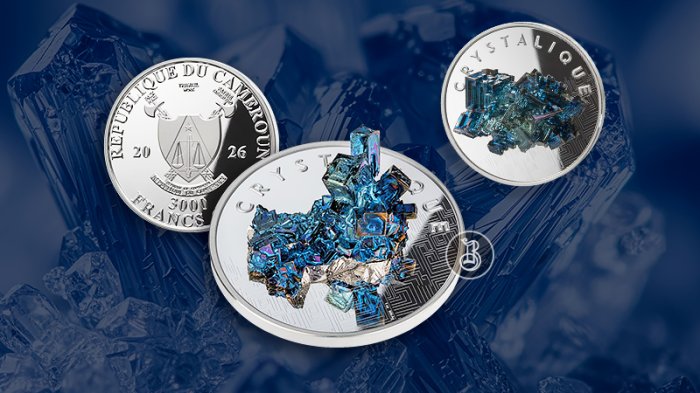 Неповторимый кристалл на коллекционной монете