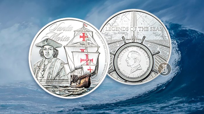 Первая монета новой нумизматической серии «Легенды морей»