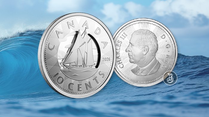 Продолжение канадской серии многослойных монет