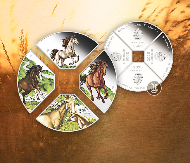 «Лунный набор» 2026 года из четырех монет