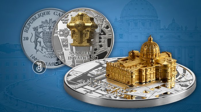 Монета, в которой архитектура оживает в объёме