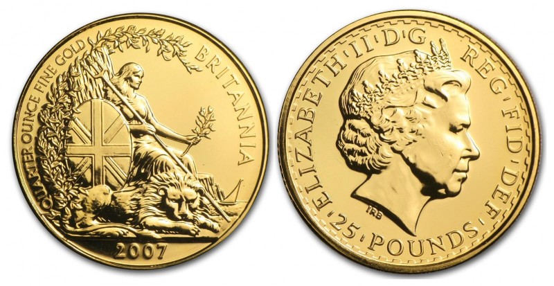 Британия, золото, 1/4 oz, Великобритания