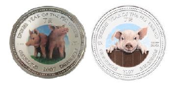 Монета Свинья
