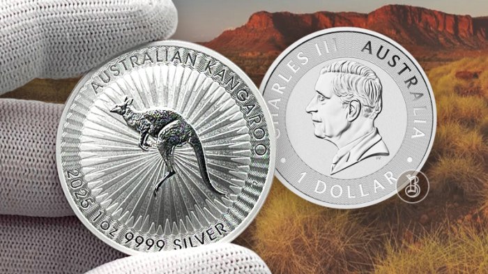 Серебряная монета «Кенгуру» 2026 года