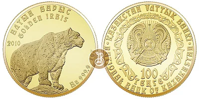 Барс, золото, 1 oz, Казахстан