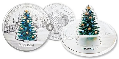 Елка, серебро (трансформер), Науру, 2008