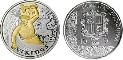 Монета Быт Викингов. Кузнец