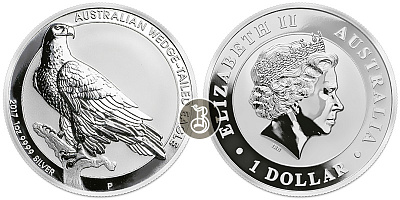 Монета Клинохвостый орел 