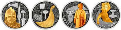 Монета Викинги