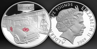 Монета Автомобили марки "Мини"