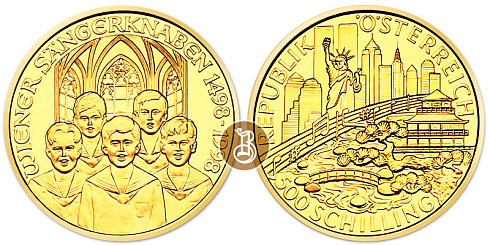 Монета Венский хор
