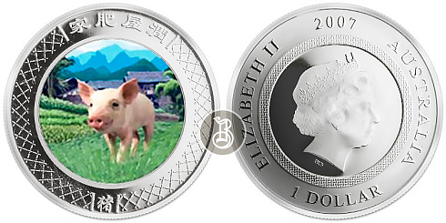 Монета Свинья