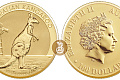 Золотая инвестиционная монета Кенгуру, золото, 1 oz,  Австралия, 31,1гр., (1 oz)