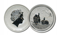 Монета Год Кролика 1 кг