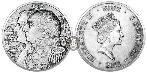 Монета Война 1812, Кутузов-Наполеон