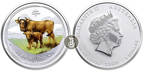 Монета Бык-II