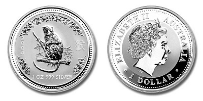 Монета Год Обезьяны