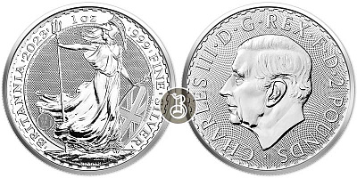 Монета Британия. 1 унция