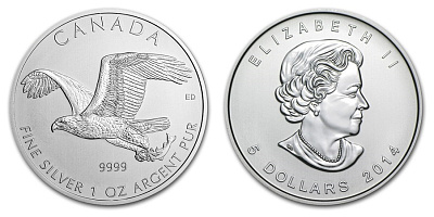 Монета Белоголовый орлан