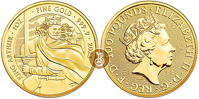 Монета Король Артур