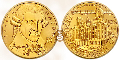Монета Йозеф Гайдн