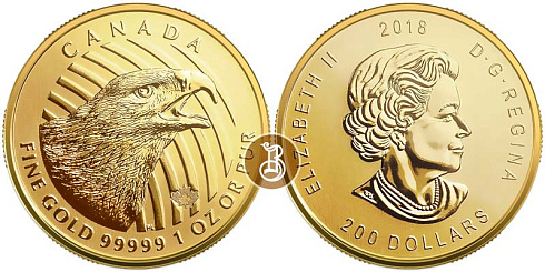 Монета Золотой Орел. 1 унция