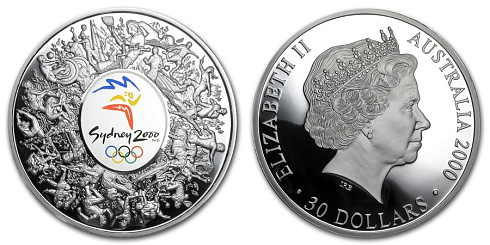 Монета Олимпийский игры - Сидней 2000