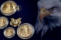 Монета Американские Орлы: 1, 1/2, 1/4, 1/10 oz
