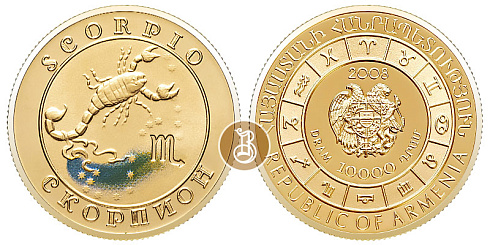 Монета Скорпион