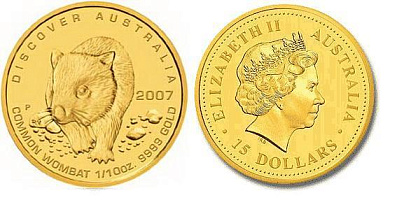 Монета Вомбат