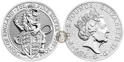 Монета Лев Англии