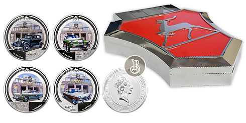 Монета Автомобили ГАЗ