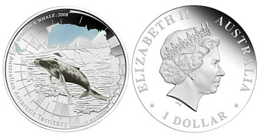 Монета Горбатый кит