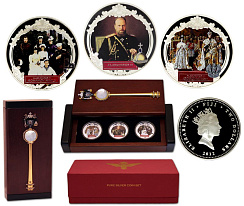 Монета Император Александр III и его семья