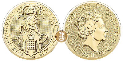 Йейл, золото, 1 oz, Великобритания, 2019