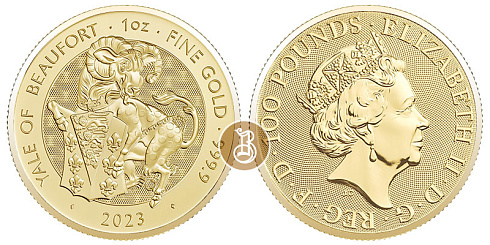 Монета Йейл Бофорта. 1 унция