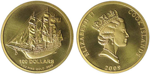 Монета Парусник