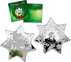 Монета Рождественская звезда