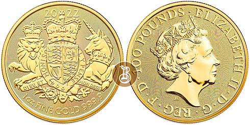Монета Королевский герб. 1 унция